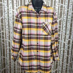 Floral Flannel & Feathers Bundle 3 Pieces: Medium Tops